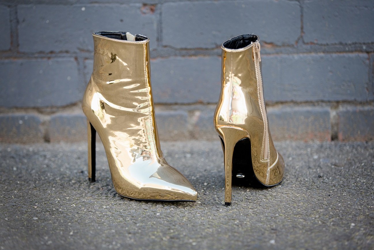 Double Denim & Gold Ankle Boots style-and-life-by-susana